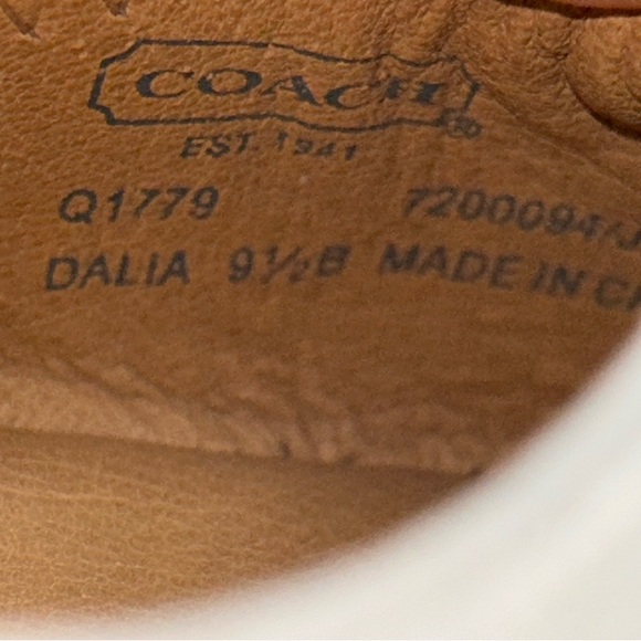 COACH Women's Dalia Gold Ballet Flat Size 9 1/2 - Picture 16 of 17